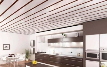 pemasangan plafon pvc stripe