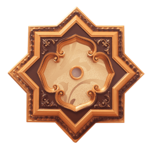 ornamen lampu pvc tanjung selor plafonesia APN 622